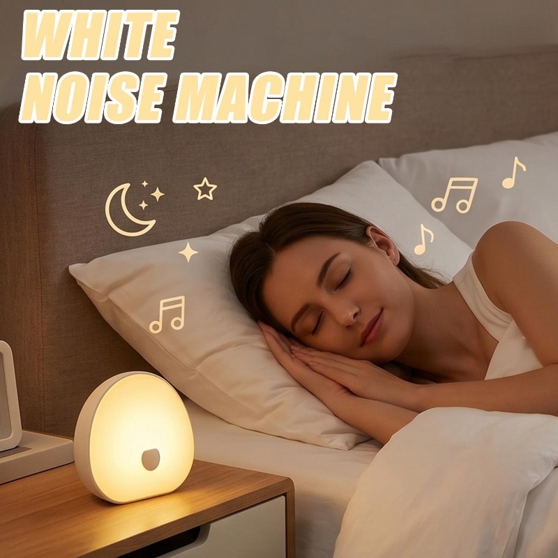 Baby Sound Machine White - Macchina per Rumore Bianco RGB con