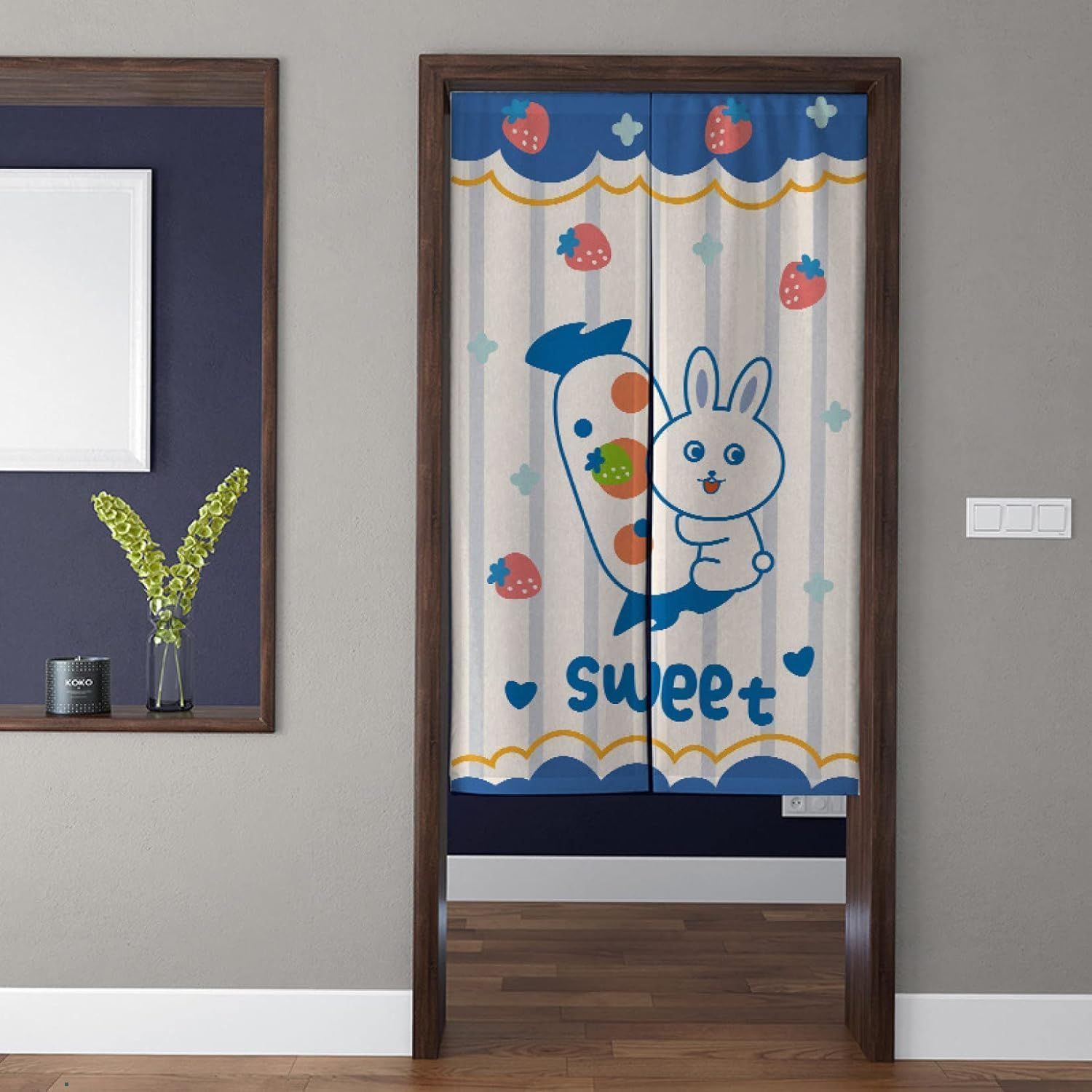Baby Nursery Curtains - Tenda Divisoria per Porta in Poliestere