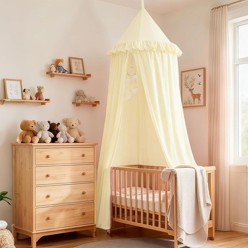 Baby Nursery Curtains - Tenda a cupola rotonda sospesa per