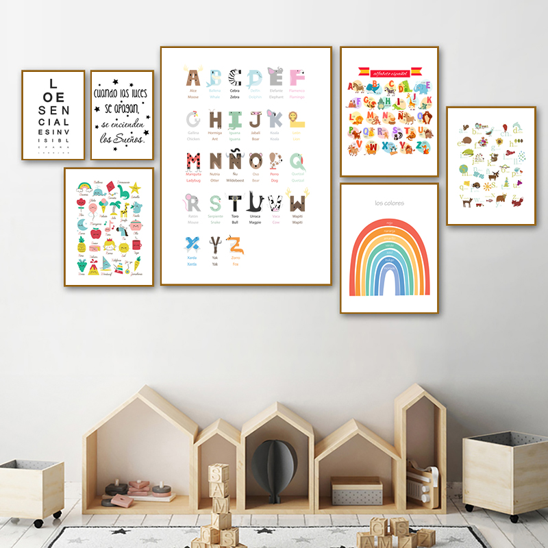 Baby Nursery Quotes - Pittura su tela per decorazioni artistiche