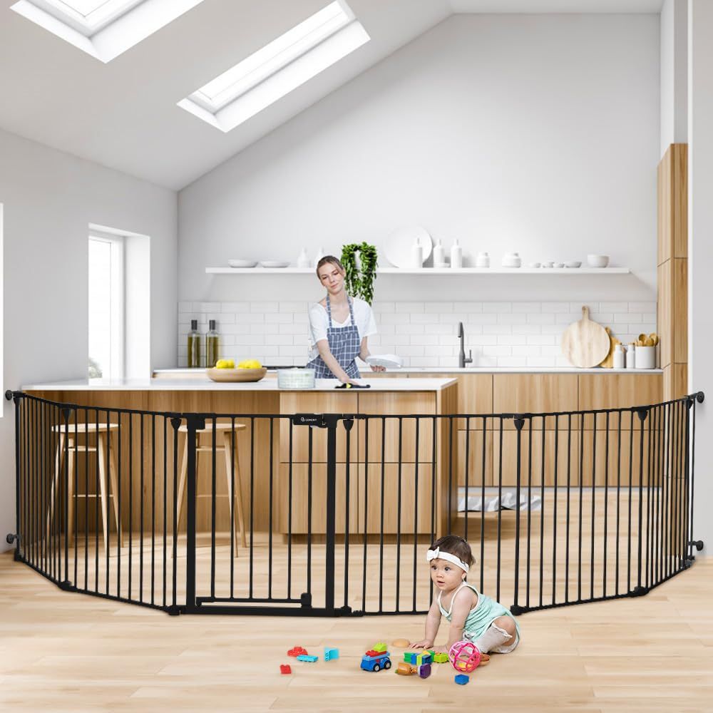 Baby Gate Extra Wide - Cancelletto di sicurezza extra largo da