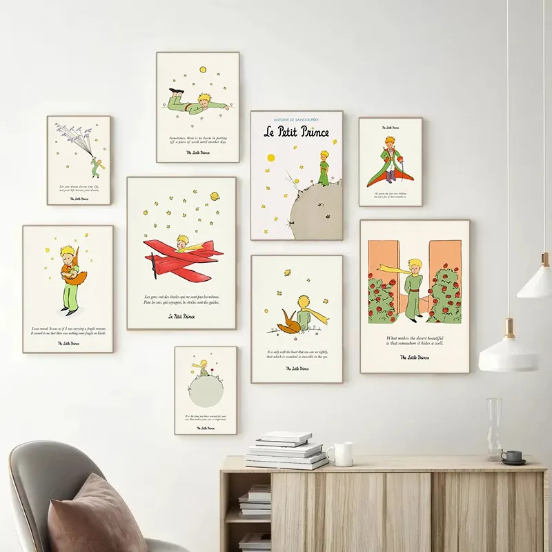 Baby Nursery Quotes - Libro di fiabe stravagante Stampa artistica