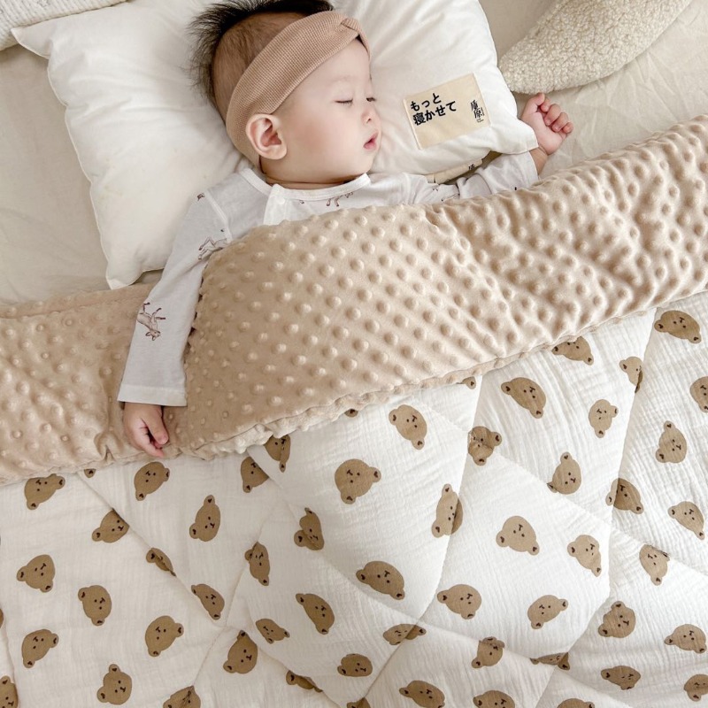 Baby Nursery Quilts - Trapunta sensoriale in cotone per bambini