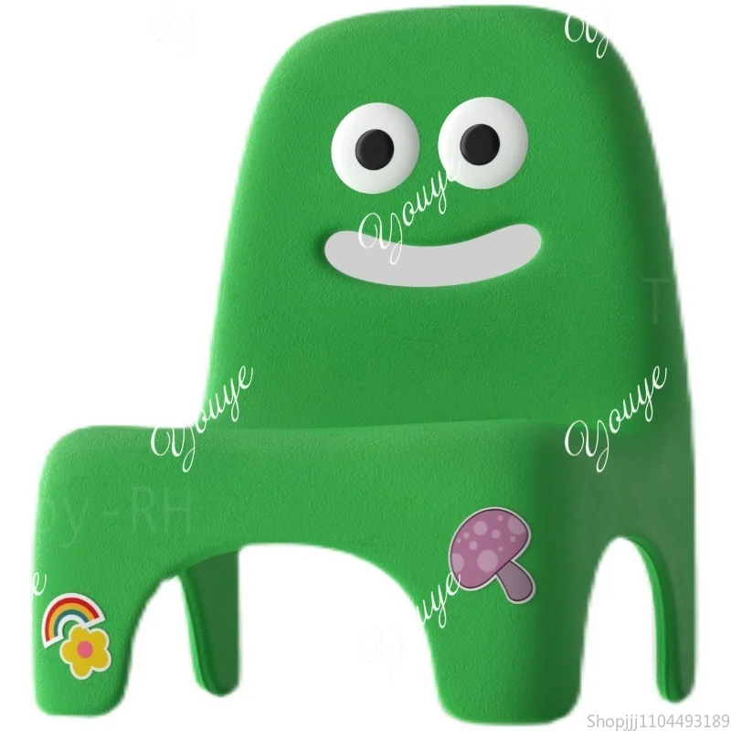 Baby Nursery Ottoman - A49 Simpatico sgabello giocattolo verde per