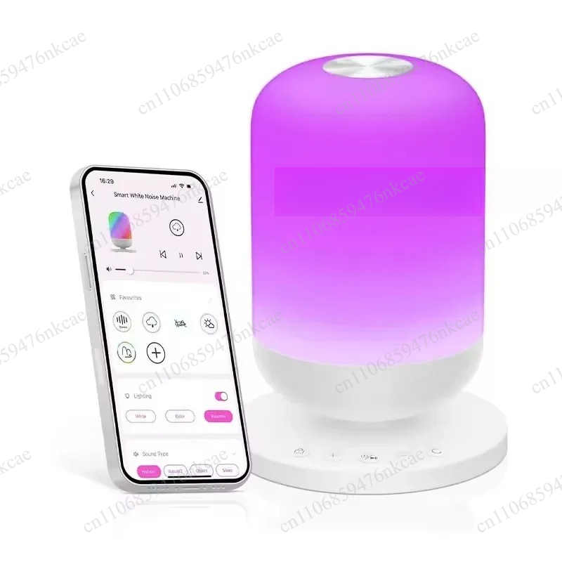 Baby Sound Machine White - Macchina del Suono Tuya Wi-Fi, Dispositivo