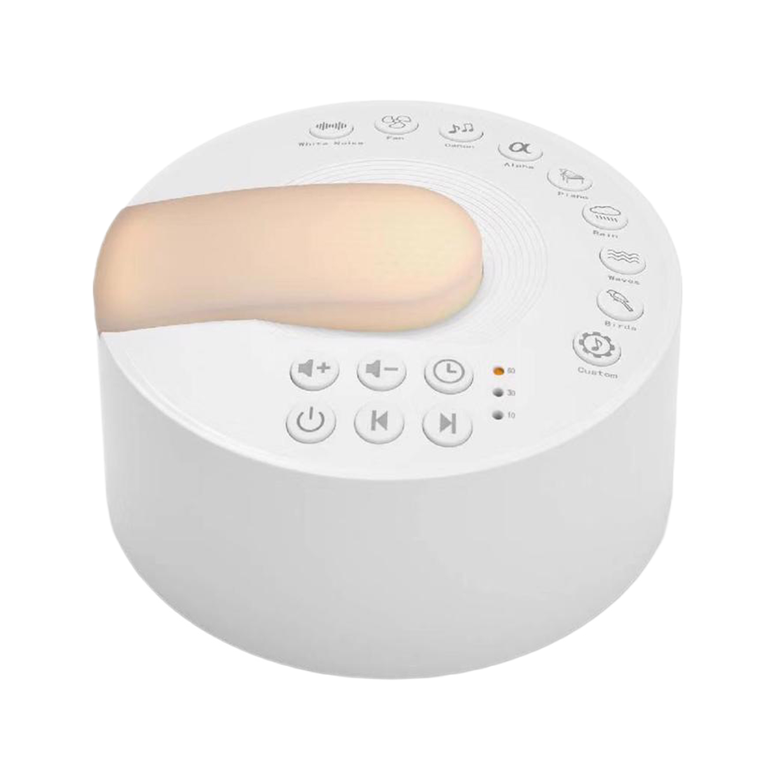 Macchina ricaricabile per rumo - Baby Sound Machine White recensione e prezzo