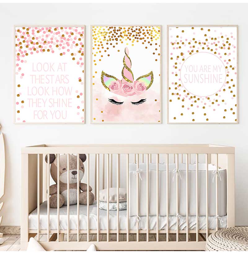 Quadro Decorativo per Camerett - Baby Nursery Quotes recensione e prezzo