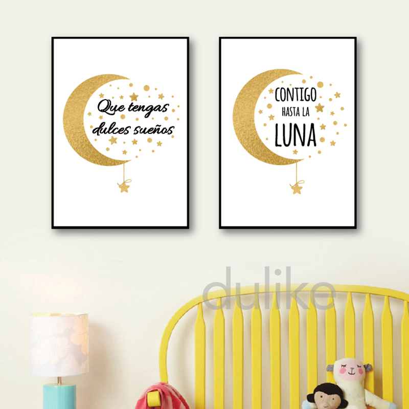 Pittura su tela per decorazion - Baby Nursery Quotes recensione e prezzo