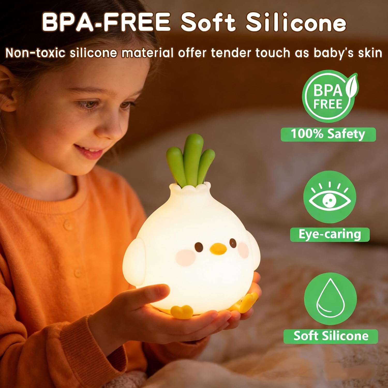 Lampada Notturna LED a Forma d - Baby Nursery Colors recensione e prezzo