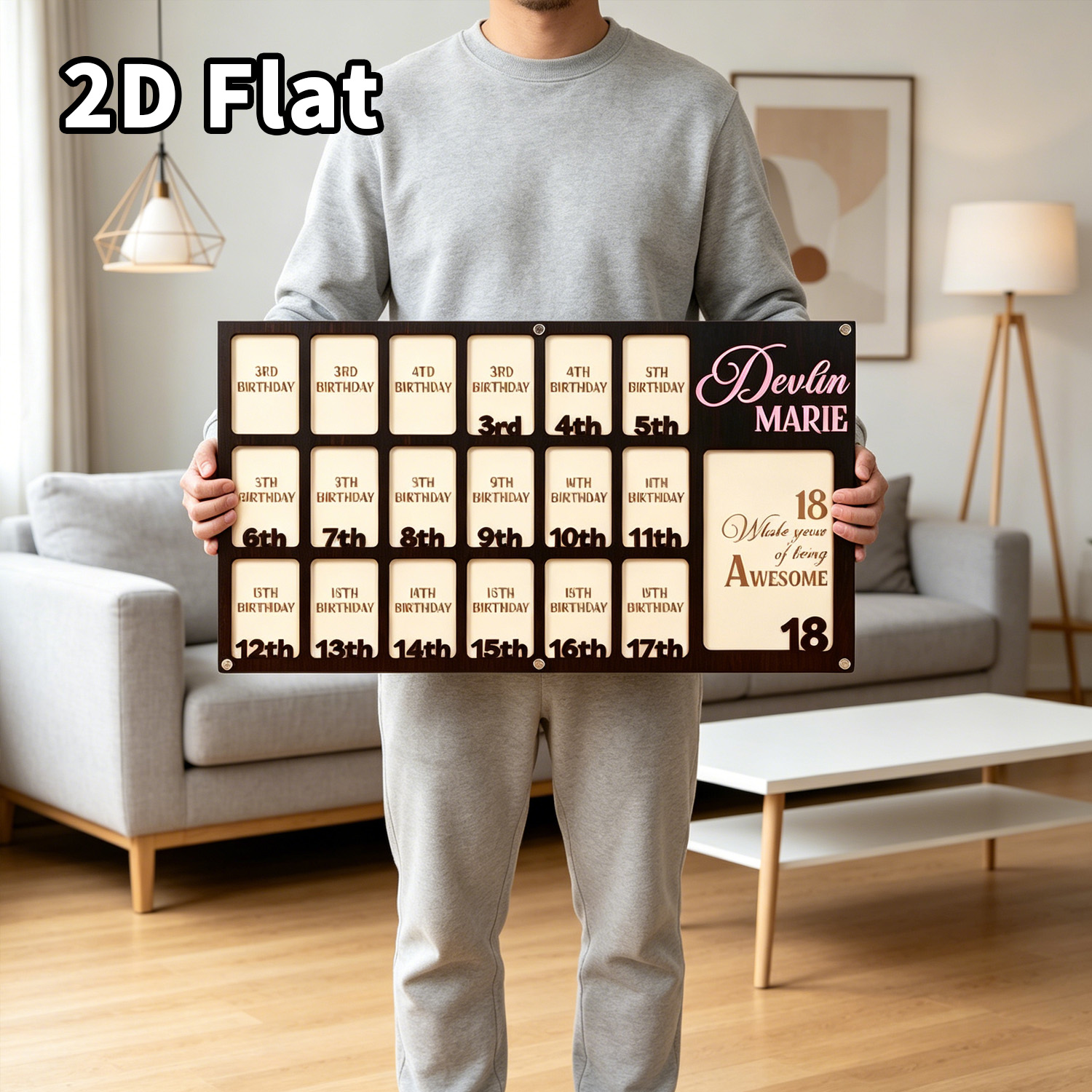 Cornice Portafoto in Legno Per - Baby Nursery Room recensione e prezzo