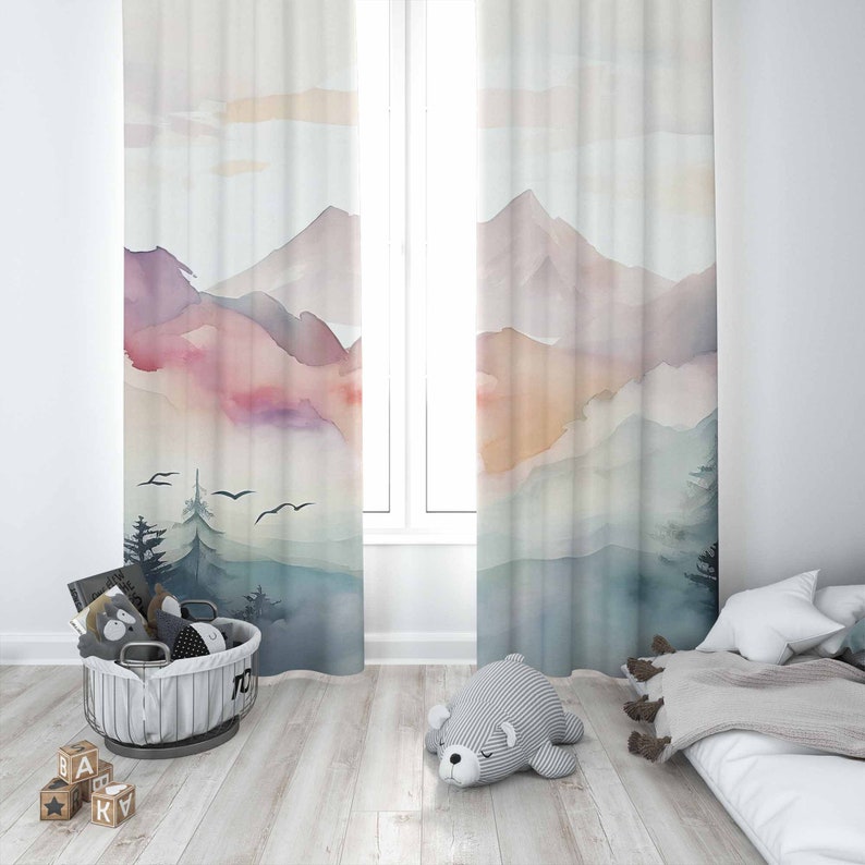 Tenda per la scuola materna de - Baby Nursery Curtains recensione e prezzo
