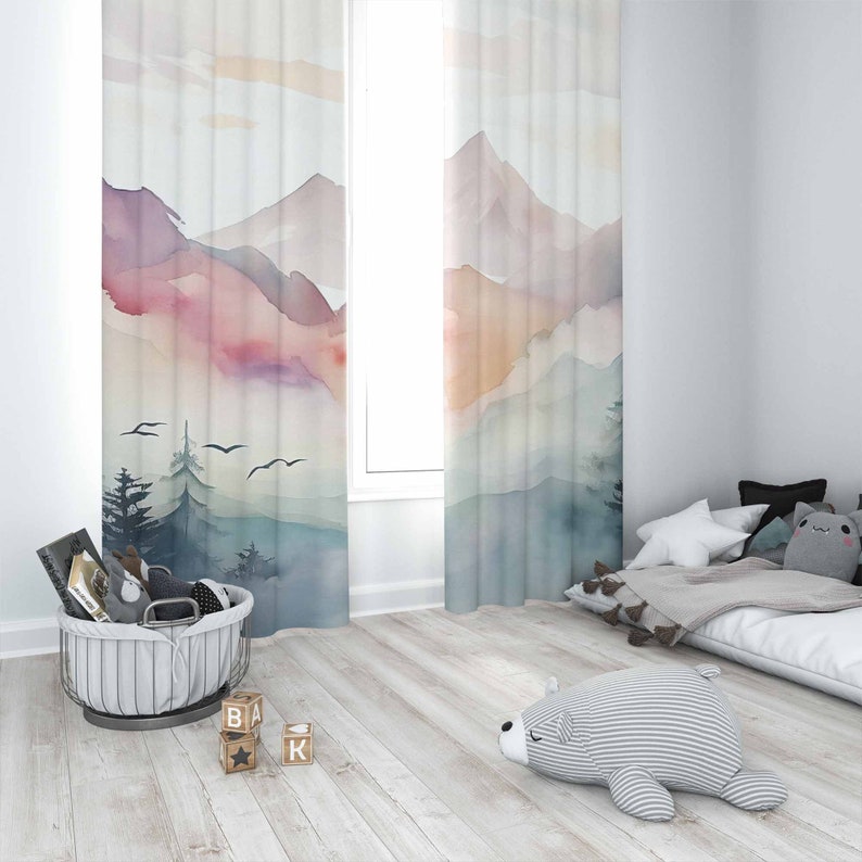 Tenda per la scuola materna de - Baby Nursery Curtains recensione e prezzo