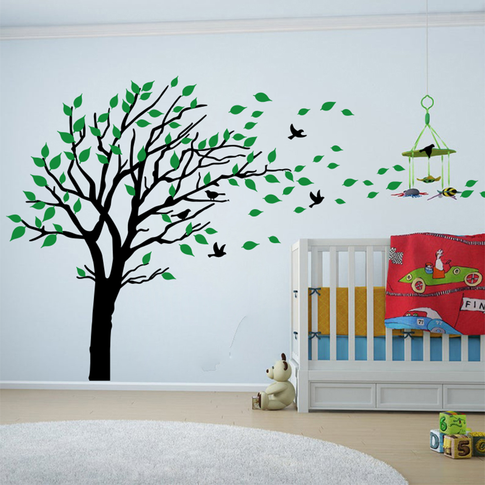Grande due colori foglie di al - Baby Nursery Colors recensione e prezzo