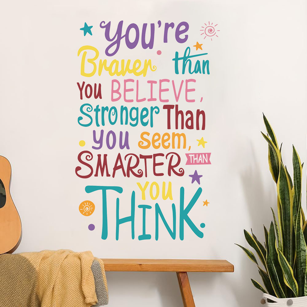 You Are Brave Smart Stronger S - Baby Nursery Quotes recensione e prezzo
