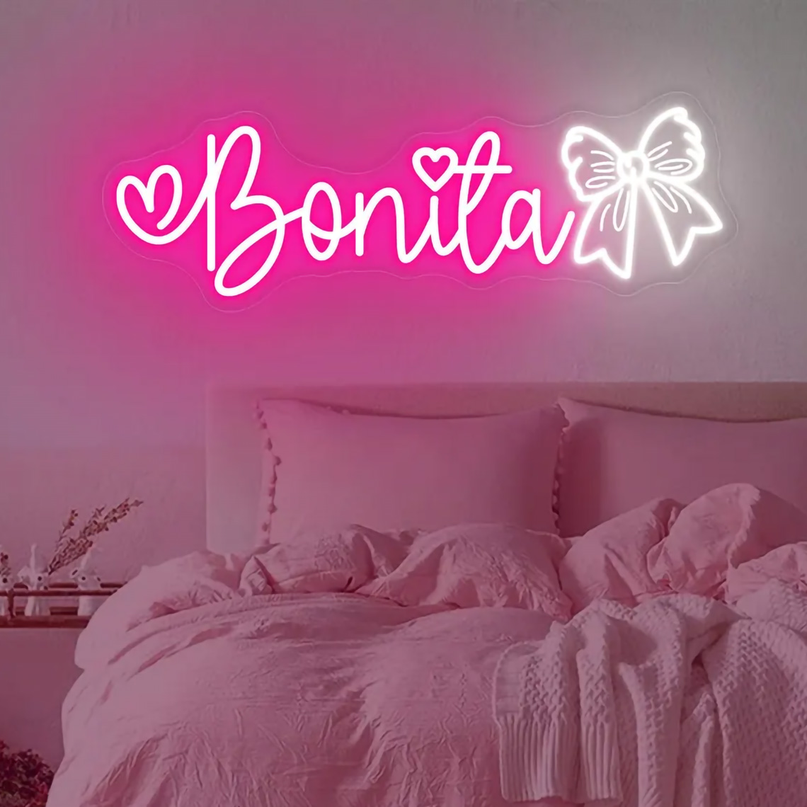 Insegna al neon con nome fiocc - Baby Nursery Room recensione e prezzo