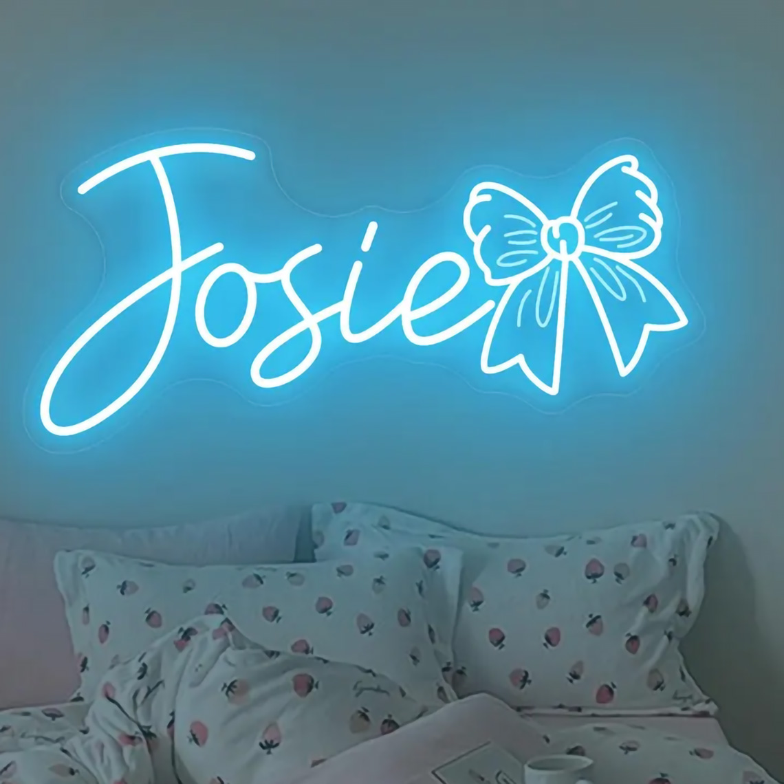 Insegna al neon con nome fiocc - Baby Nursery Room recensione e prezzo