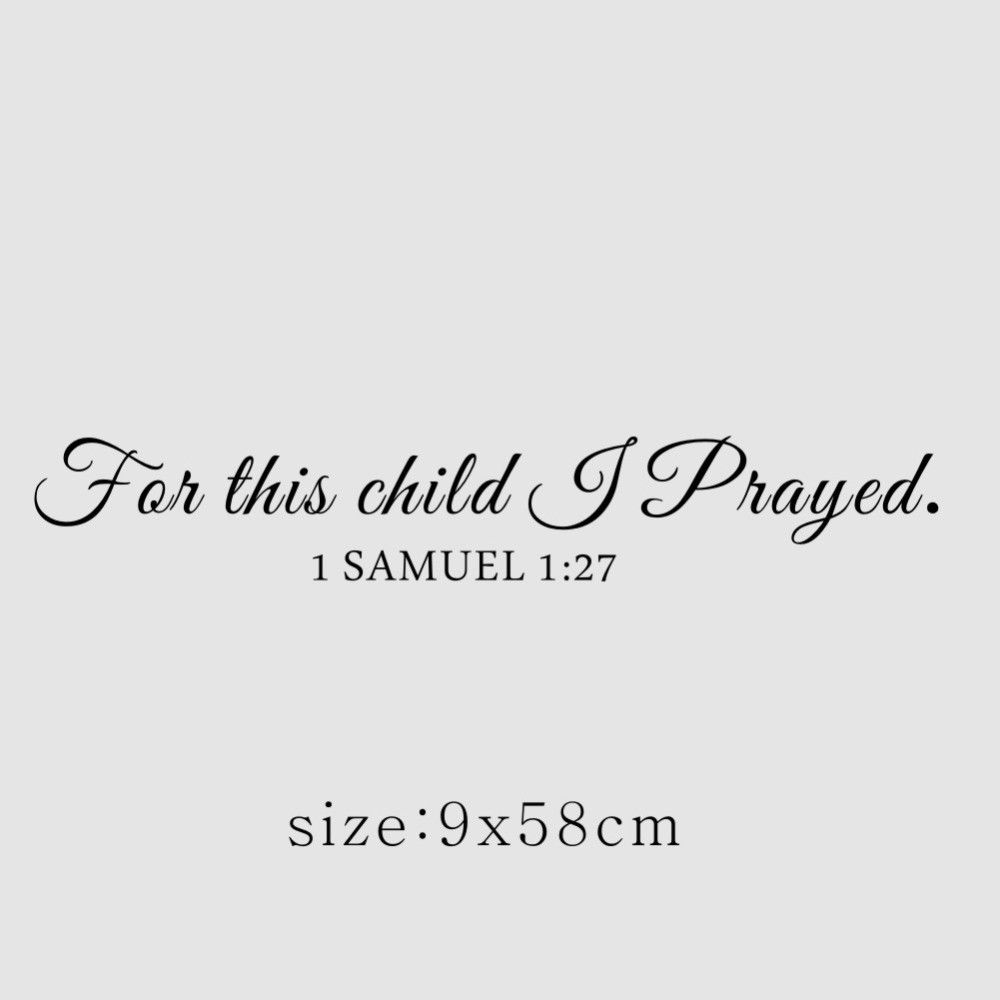 Per Questo Bambino Prego Samue - Baby Nursery Quotes recensione e prezzo