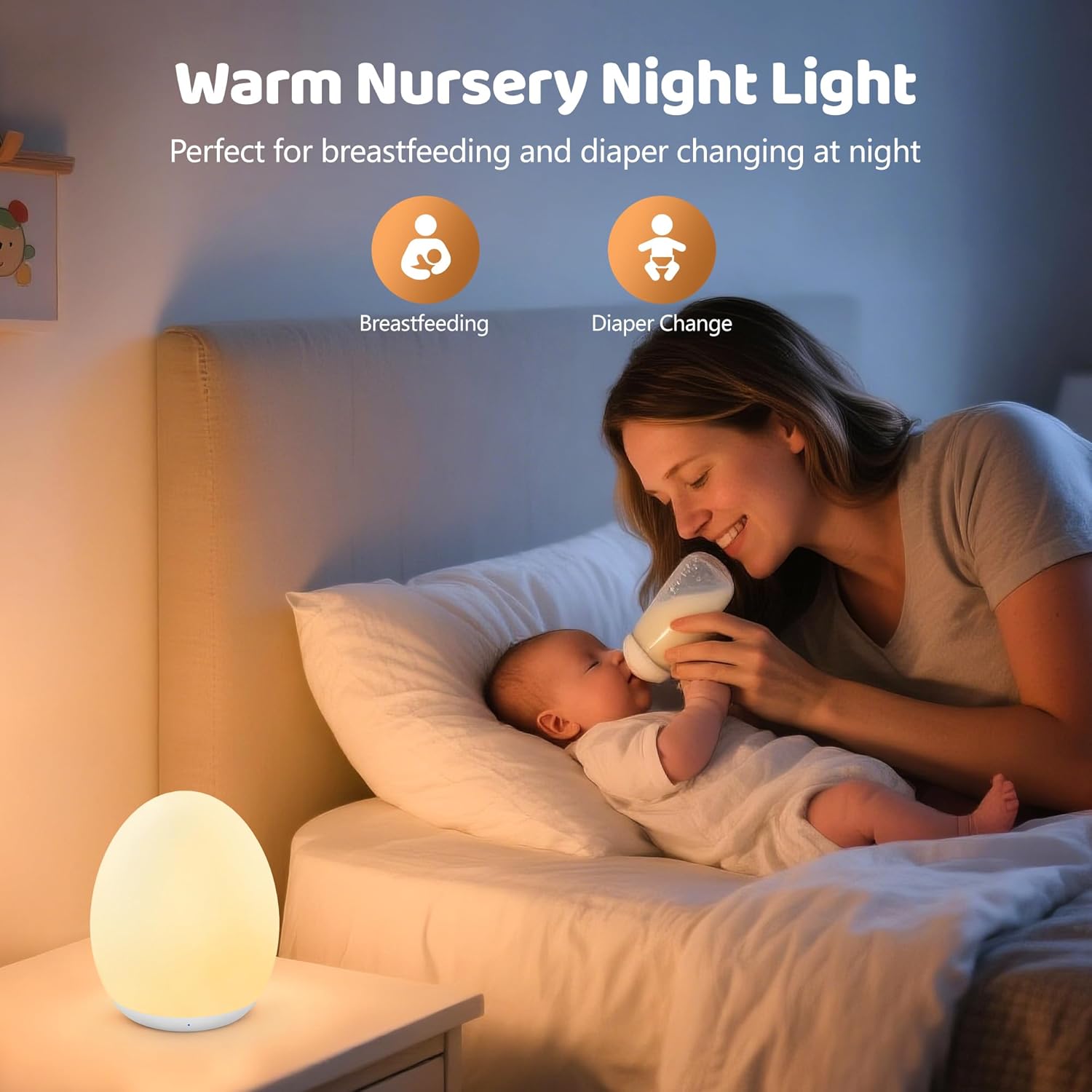 Lampada Notturna per Bambini a - Baby Nursery Colors recensione e prezzo
