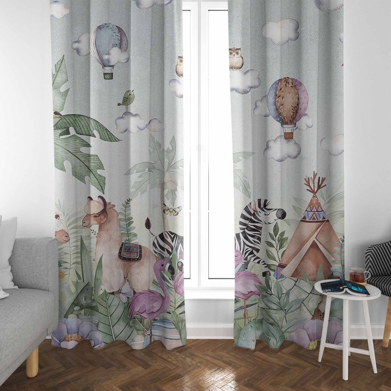 Animali da safari Tenda per as - Baby Nursery Curtains recensione e prezzo