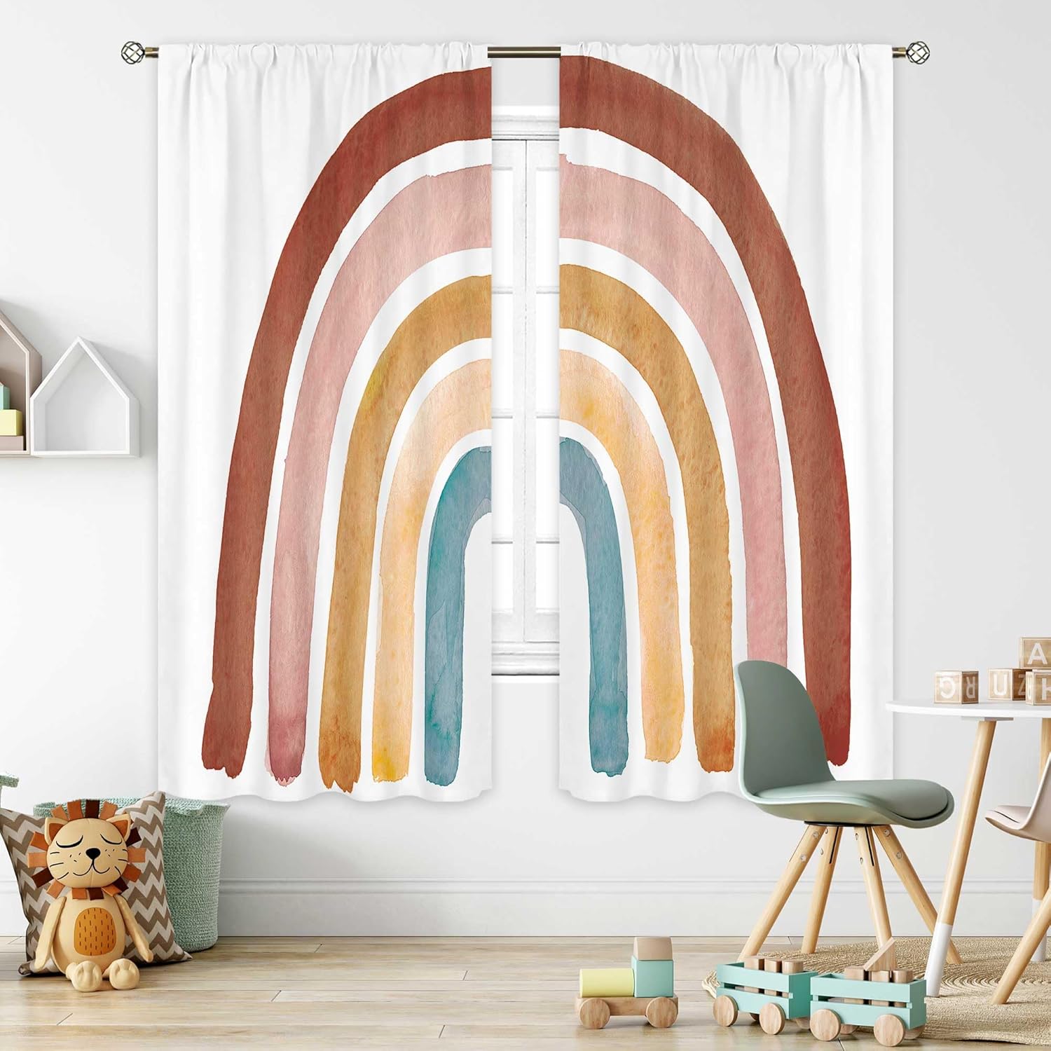 Bambini Boho Arcobaleno Tende  - Baby Nursery Curtains recensione e prezzo