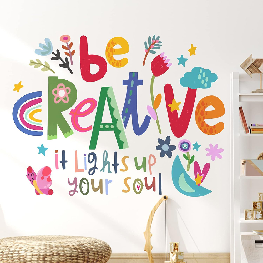 Be Creative Inspirational Quot - Baby Nursery Quotes recensione e prezzo