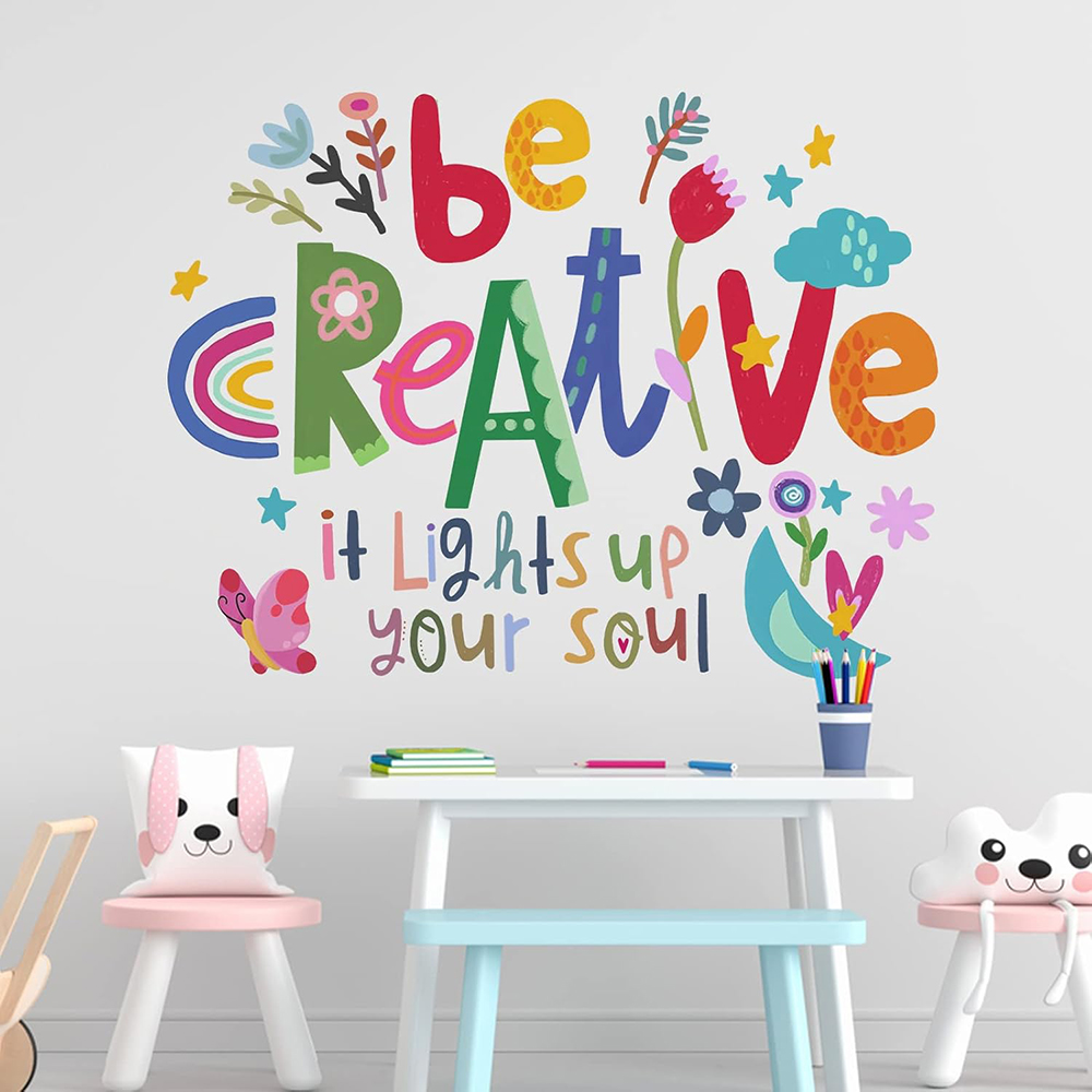 Be Creative Inspirational Quot - Baby Nursery Quotes recensione e prezzo