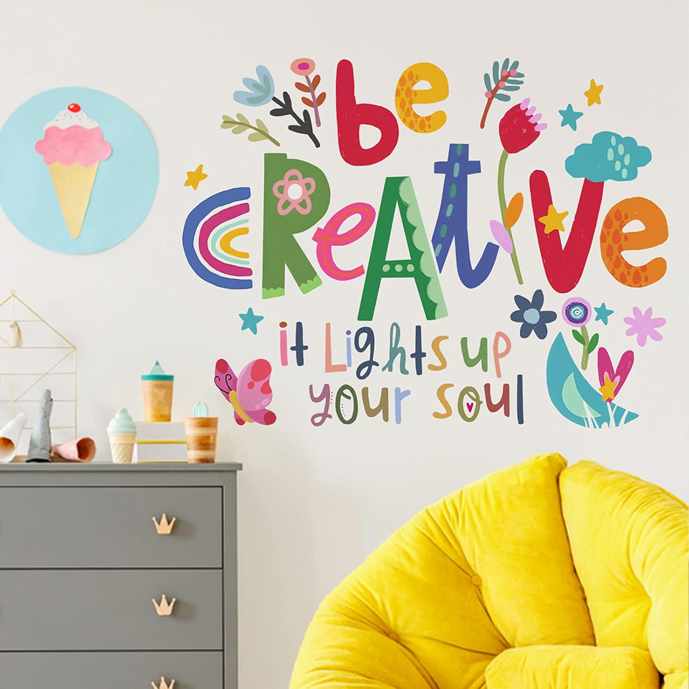 Be Creative Inspirational Quot - Baby Nursery Quotes recensione e prezzo