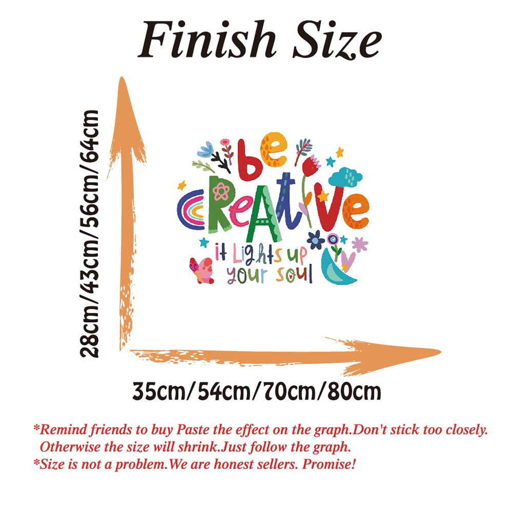 Be Creative Inspirational Quot - Baby Nursery Quotes recensione e prezzo