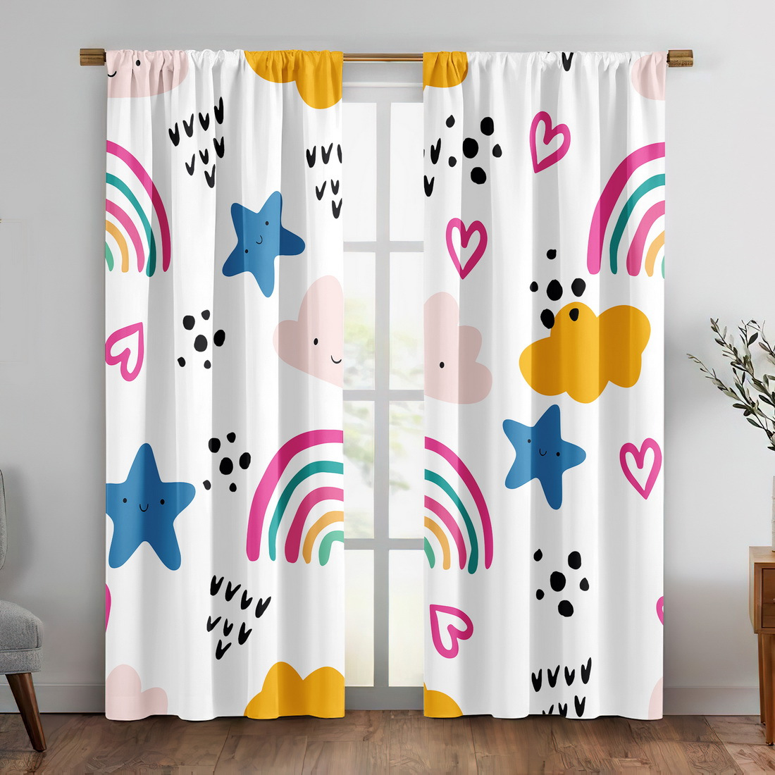 Tenda per Cameretta con Stelle - Baby Nursery Curtains recensione e prezzo