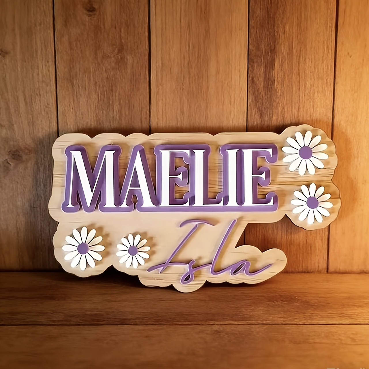 Insegna in Legno Personalizzab - Baby Nursery Accent Wall recensione e prezzo