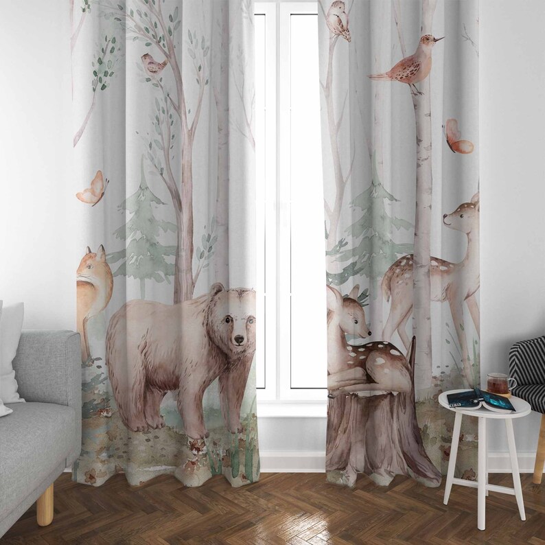 Animali della foresta Tende Te - Baby Nursery Curtains recensione e prezzo