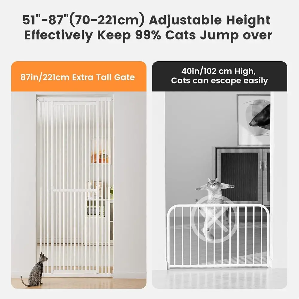 Cancelletto per Gatti Regolabi - Baby Gate Extra Wide recensione e prezzo