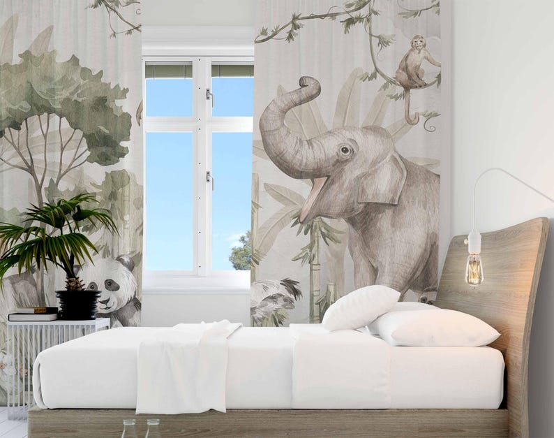 Tende per animali safari Tende - Baby Nursery Curtains recensione e prezzo