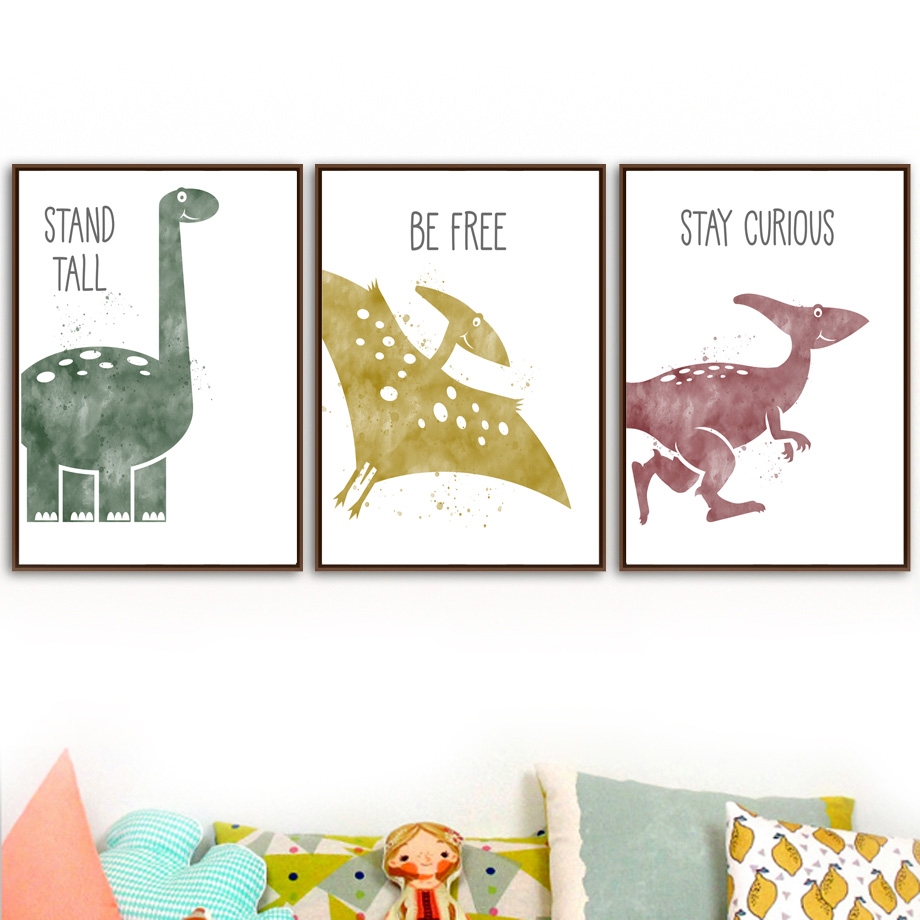 Simpatico dinosauro cartone an - Baby Nursery Quotes recensione e prezzo
